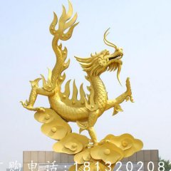 不銹鋼龍騰虎躍雕塑，廣場(chǎng)不銹鋼雕塑