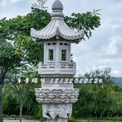 石燈雕塑，公園景觀石雕