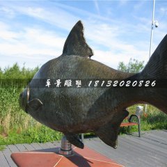 銅雕魚，廣場動(dòng)物銅雕