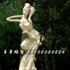 古代美女石雕，公園人物石雕