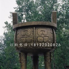 大型銅鼎，廣場(chǎng)三足銅鼎雕塑