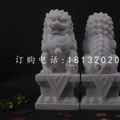 漢白玉北京獅，石獅子