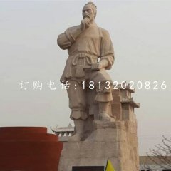 大理石魯班雕塑，古代人物石雕