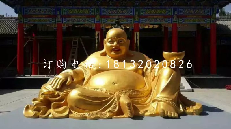 招財(cái)彌勒佛銅雕寺廟佛像雕塑