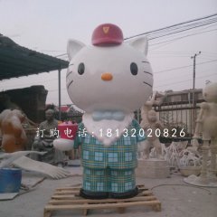 hellokitty雕塑，玻璃鋼卡通雕塑