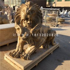 西洋獅子石雕 看門(mén)獅子石雕