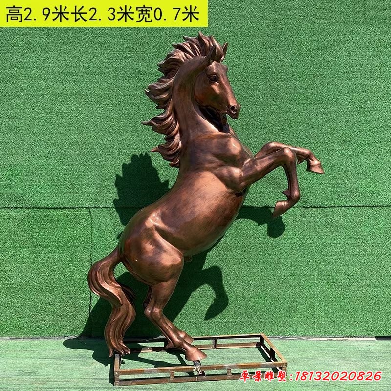 鑄銅奔跑的馬