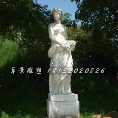 漢白玉美女雕塑，西方美女石雕