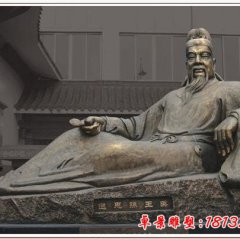 古代名醫(yī)藥王孫思邈銅雕